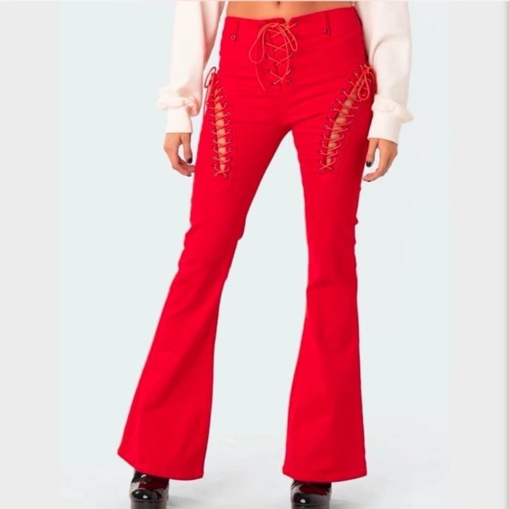Edikted Flare Pants size Small